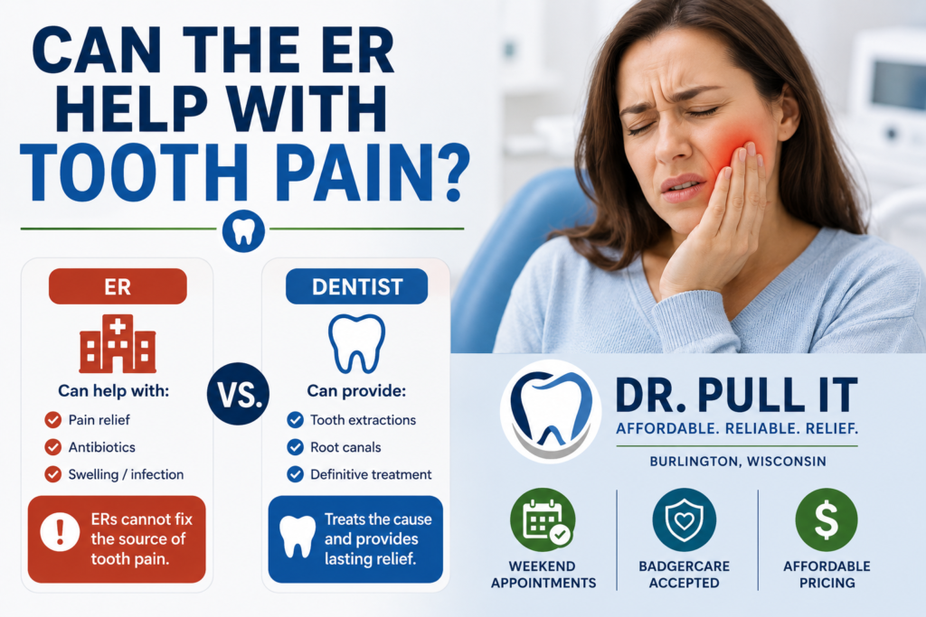 Can the ER Help With Tooth Pain? What Wisconsin Patients Need to Know
