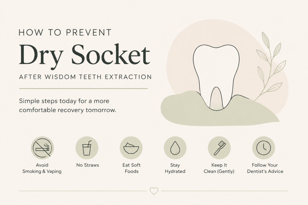 How to Prevent Dry Socket After Wisdom Teeth Extraction