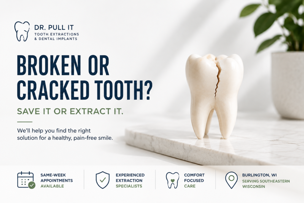 Broken or Cracked Tooth: Can It Be Saved or Does It Need to Be Extracted?